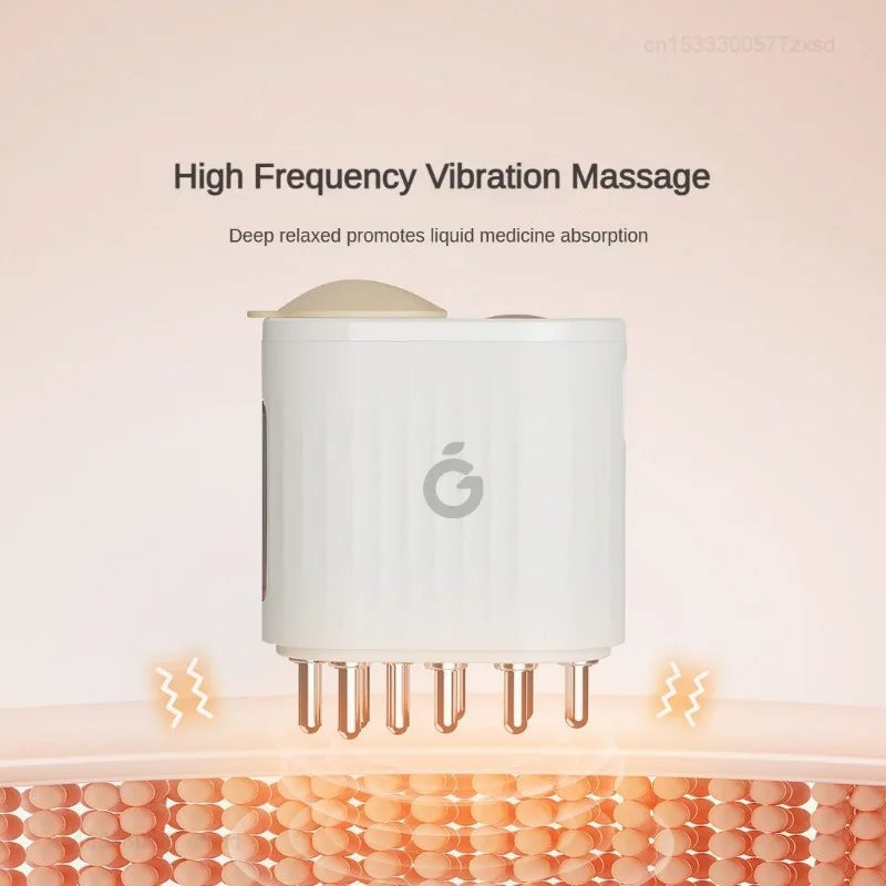 Scalp Therapy Brush – Red Light Hair Growth Massager with Serum Infusion